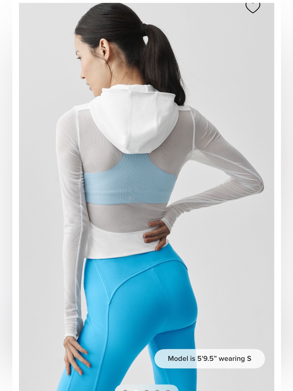 NWT Alo Softsculpt Superset Full Zip Jacket - White - Medium SOLD OUT - Picture 2 of 10